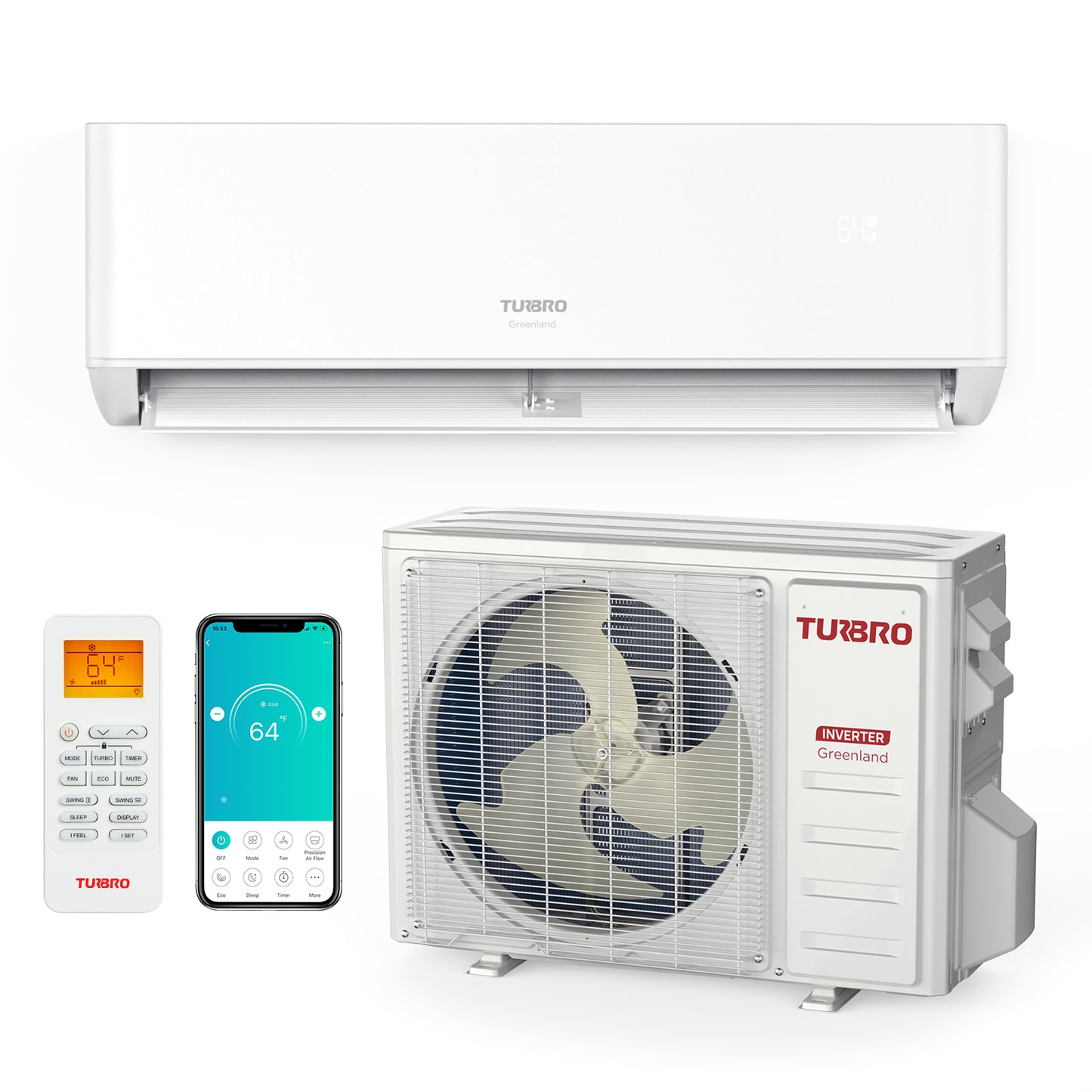 Remote Control for Greenland Mini Split AC