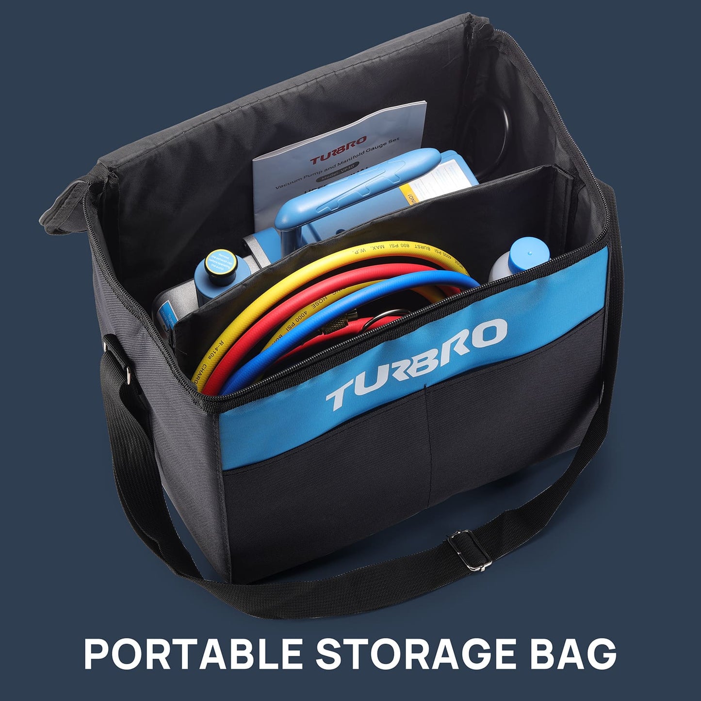 PORTABLE STORAGE BAG
Easy Carry Handle
Wearable Shoulder Strap