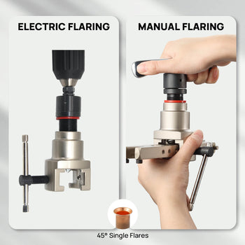 ELECTRIC FLARING
MANUAL FLARING
45° Single Flares
,view 2
