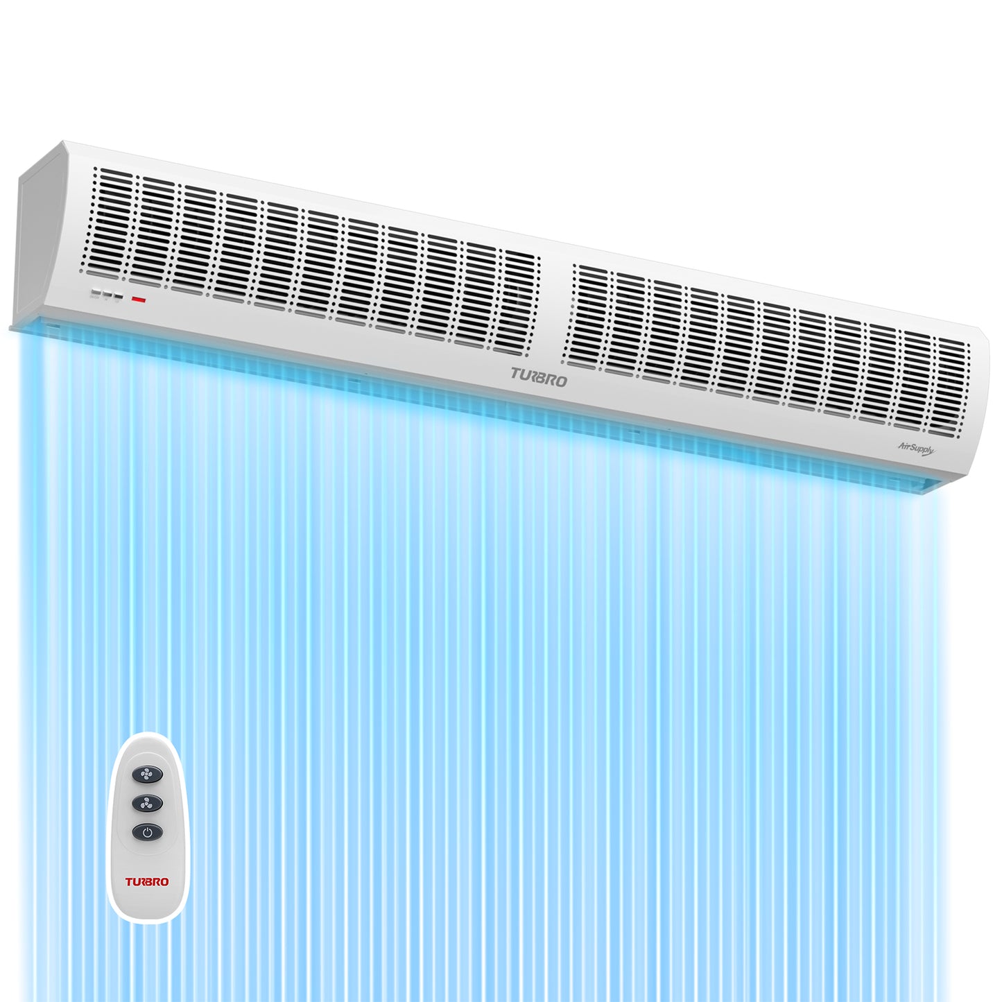 Luftschleier für Türen mit magnetischem Türschalter