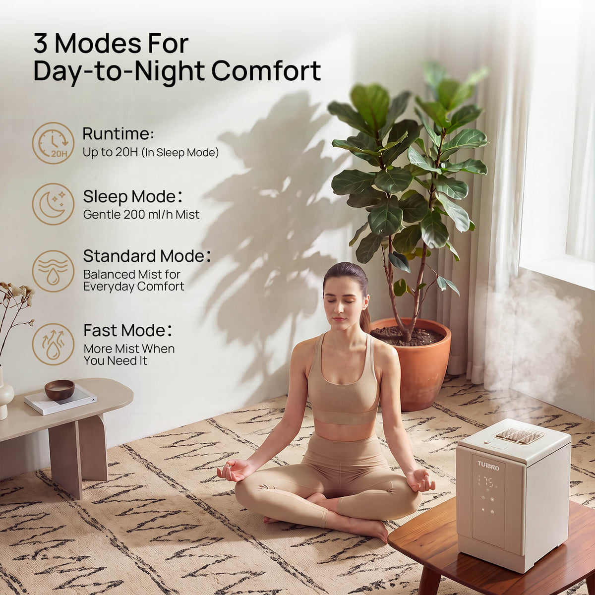 Greenland 4L Stainless Steel Steam Warm Mist Humidifier