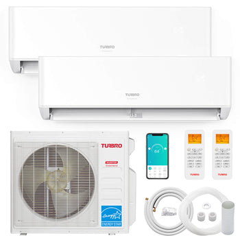 Greenland 27,000 BTU Dual Zone (2) Mini Split AC (R454B),view 1
