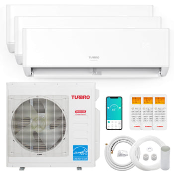 Greenland 36,000 BTU Tri-Zone (3) Mini Split AC (R454B),view 1