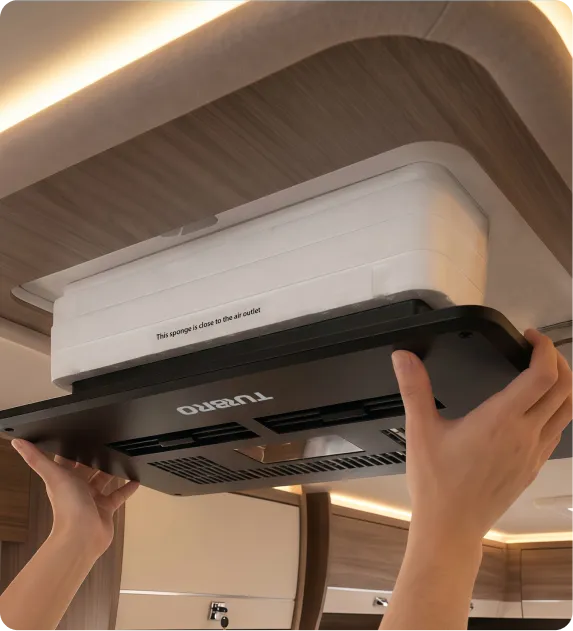 Install the Air outlet Assembly