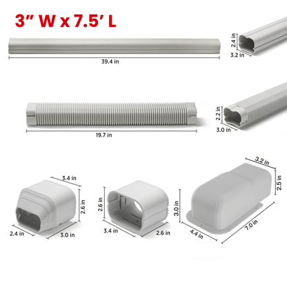 (Open Box) Decorative PVC Line Cover Kit