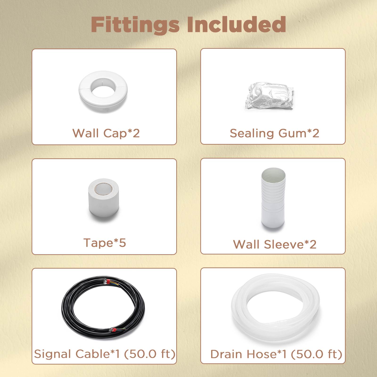 Fittings Included