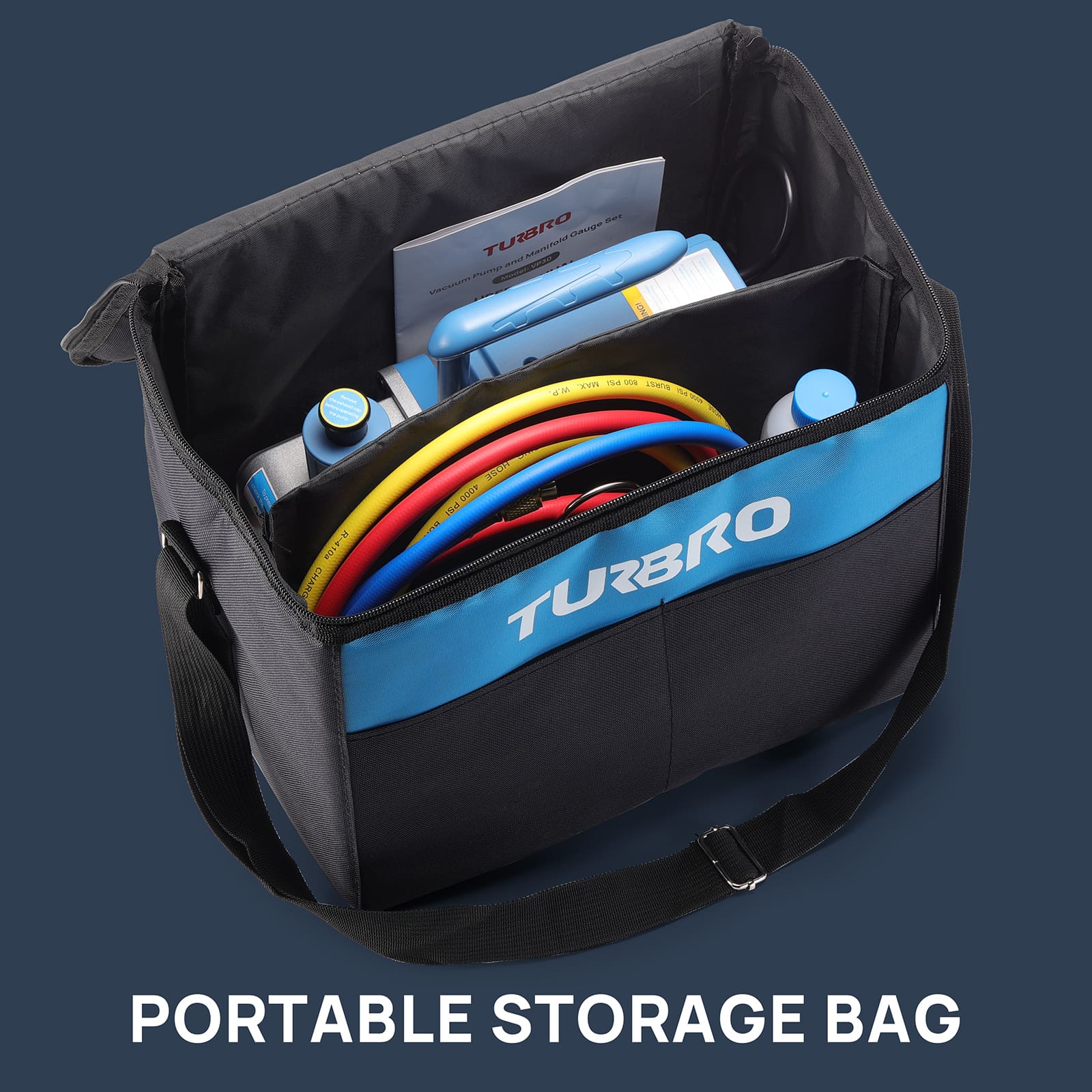 PORTABLE STORAGE BAG

Easy Carry Handle
Wearable Shoulder Strap
