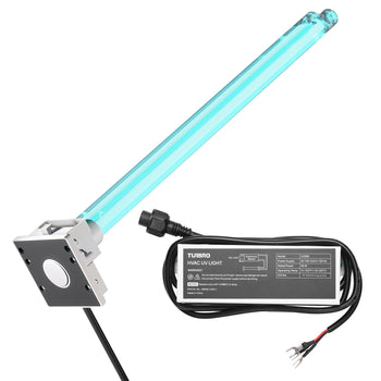 TURBRO 36W HVAC UV Light Kit for Ducted Coil Systems, Comes with a 4-Pin 2G11 Base Lamp, Magnetic Holder, and a Ballast, for Cleaning Air and AC Systems, 15.2 in Long Lamp, UV36D
,view 1