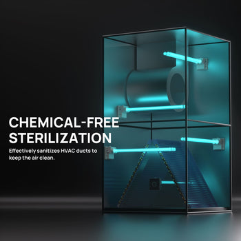 CHEMICAL-FREE STERILIZATION

Sanitizes HVAC ducts to keep the air clean.
 ,view 2