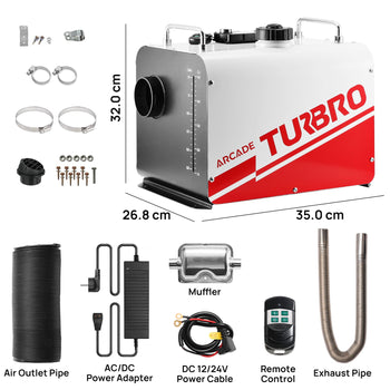 Arcade H8BP Diesel Heater - European version ,view 2