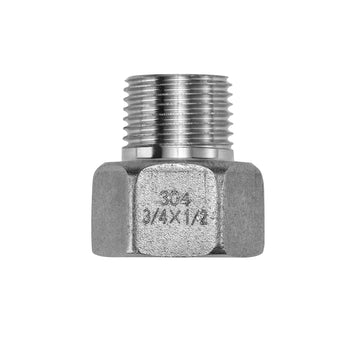 Eisbad-Wasserkühler 1/2" NPT auf 3/4" NPT Adapter,view 1