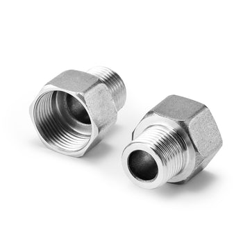 Eisbad-Wasserkühler 1/2" NPT auf 3/4" NPT Adapter ,view 2