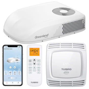 Greenland 15,000 BTU 48V DC Inverter Rooftop RV Air Conditioner,view 1