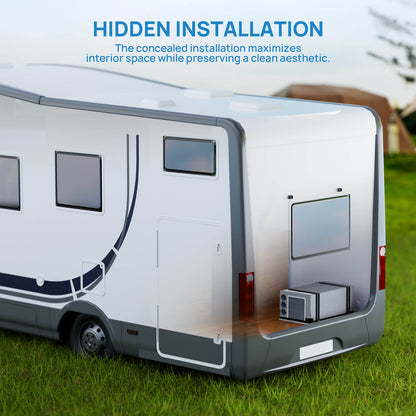 HIDDEN INSTALLATION

The concealed installation maximizes interior space while preserving a clean aesthetic.
