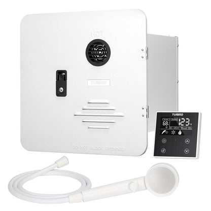 Rotorua 65K BTU RV Tankless Propane Water Heater with Door